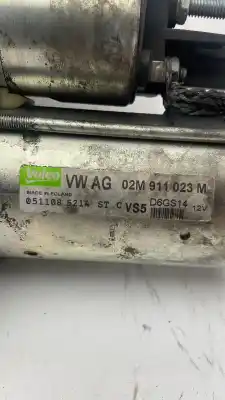 Peça sobressalente para automóvel em segunda mão motor de arranque por audi a3 (8p) 1.8 tfsi ambiente referências oem iam 02m911023m  