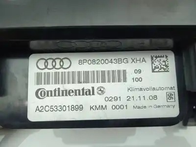 Автозапчастина б/у клімат-контроль для audi a3 (8p) 1.8 tfsi ambiente посилання на oem iam 8p0820043bg  