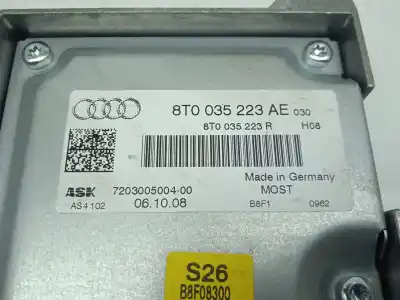 Peça sobressalente para automóvel em segunda mão módulo eletrônico por audi a4 b8 (8k2) 2.0 tdi referências oem iam 8t0035223ae  
