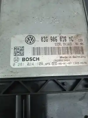 Автозапчасти б/у блок управления двигателем за skoda superb i (3u4) 1.9 tdi ссылки oem iam 0281014104  