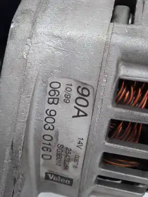 Peça sobressalente para automóvel em segunda mão alternador por audi a6 avant (4b5) 1.8 20v turbo referências oem iam 06b903016d  