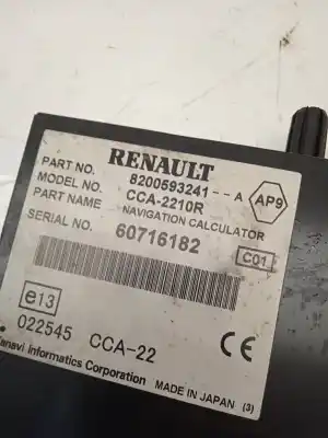 Автозапчасти б/у gps-навигационная система за renault laguna ii (bg0) 1.9 dci diesel fap ссылки oem iam 8200593241  