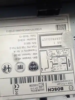 Peça sobressalente para automóvel em segunda mão sistema de áudio / rádio cd por lancia ypsilon (402) 0.9 twin air referências oem iam 7642324316  