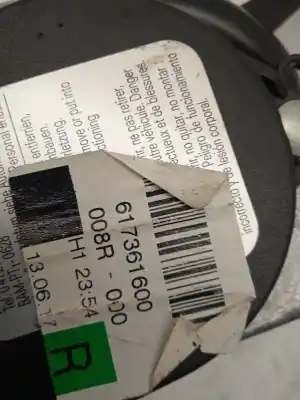 Peça sobressalente para automóvel em segunda mão cinto de segurança dianteiro direito por lancia ypsilon (402) 0.9 twin air referências oem iam 617361600  