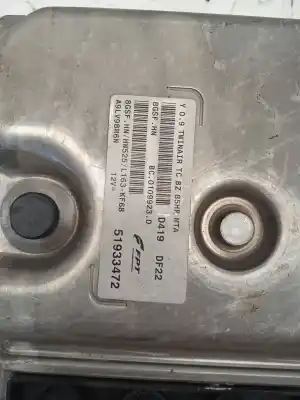 Second-hand car spare part ecu engine control for lancia ypsilon (402) 0.9 twin air oem iam references 51933472  