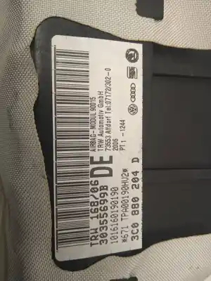 Pièce détachée automobile d'occasion airbag avant droit pour volkswagen passat berlina (3c2) passat berlina 3c2 références oem iam 3c0880204d  