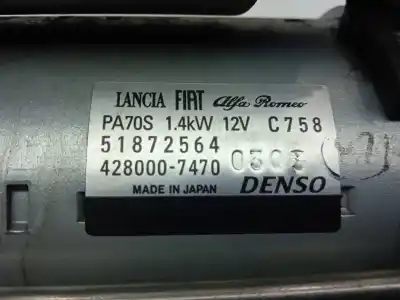 Peça sobressalente para automóvel em segunda mão motor de arranque por lancia ypsilon (402) 0.9 twin air referências oem iam 51872564  