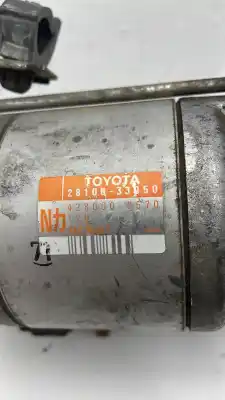 Peça sobressalente para automóvel em segunda mão MOTOR DE ARRANQUE por TOYOTA YARIS (KSP9/SCP9/NLP9)  Referências OEM IAM 2810033050  