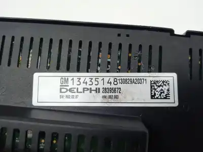 Peça sobressalente para automóvel em segunda mão comando de sofagem (chauffage / ar condicionado) por opel astra j lim. 2.0 16v cdti referências oem iam 13435148  