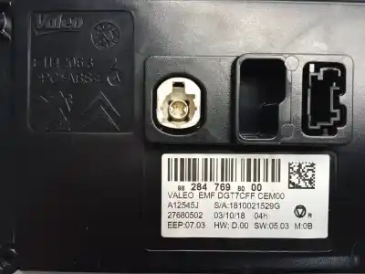 Автозапчасти б/у многофункциональный дисплей за peugeot 308 ii (lb_, lp_, lw_, lh_, l3_) 1.2 thp 130 ссылки oem iam 9828476980  