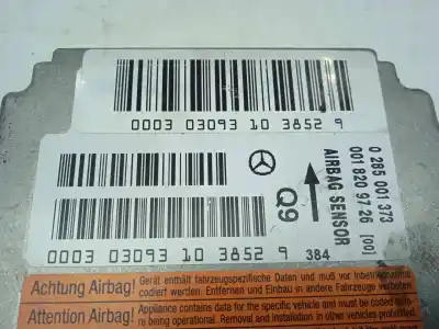 Second-hand car spare part AIRBAG CONTROL UNIT for MERCEDES-BENZ CLASE C (W203) SPORTCOUPE  OEM IAM references 0018209726  