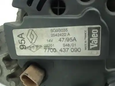 Автозапчасти б/у генератор за renault clio ii fase ii (b/cb0) 1.2 16v ссылки oem iam 2542422a