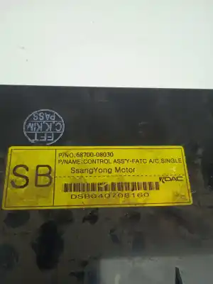 Piesă de schimb auto la mâna a doua panou clima pentru ssangyong rexton 2.7 turbodiesel cat referințe oem iam 6870008030  
