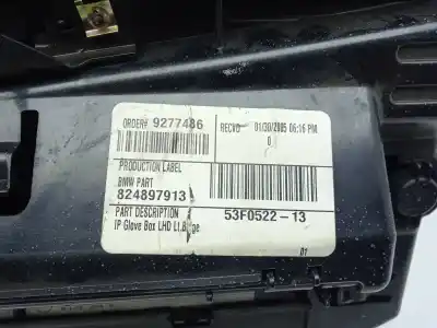 Peça sobressalente para automóvel em segunda mão porta luvas por bmw x5 (e53) 3.0d referências oem iam 824897913  