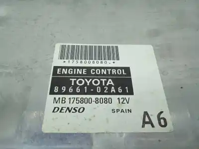Second-hand car spare part ecu engine control for toyota corolla (e12) 2.0 turbodiesel cat oem iam references 8966102a61  