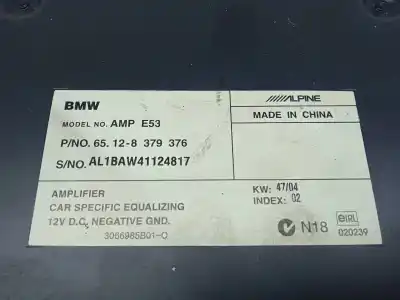 Second-hand car spare part electronic module for bmw x5 (e53) 3.0d oem iam references 65128379376  