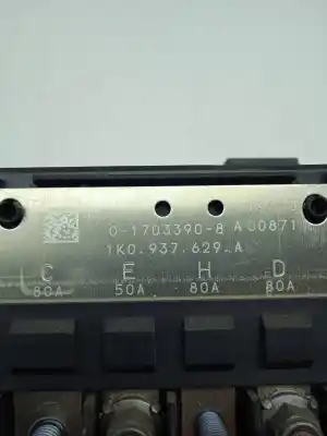 Pezzo di ricambio per auto di seconda mano scatola relè/fusibili per skoda yeti edition outdoor 110 cv / 81 kw riferimenti oem iam 1k0937125d  