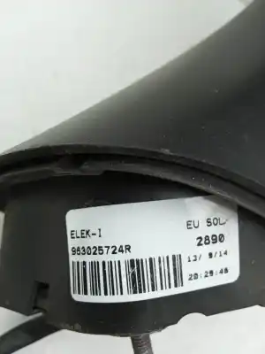 Peça sobressalente para automóvel em segunda mão espelho retrovisor esquerdo por renault clio iv authentique referências oem iam 963025724r  