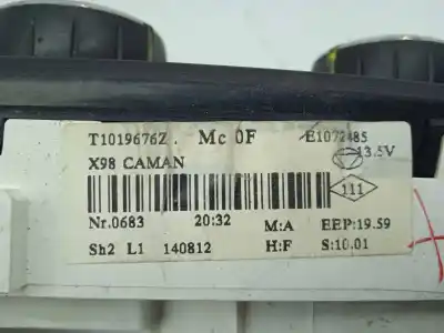 Second-hand car spare part climate control for renault clio iv authentique oem iam references t1019676z  
