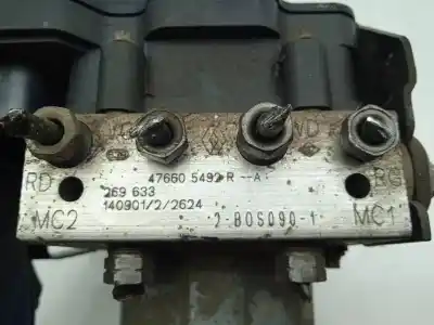 Peça sobressalente para automóvel em segunda mão abs por renault clio iv authentique referências oem iam 476605492r  