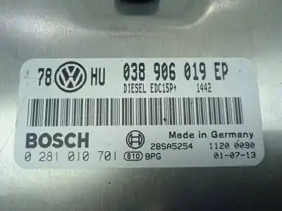 Автозапчастина б/у ебу контролер двигуна для volkswagen passat b5.5 variant (3b6) 1.9 tdi посилання на oem iam 038906019ep