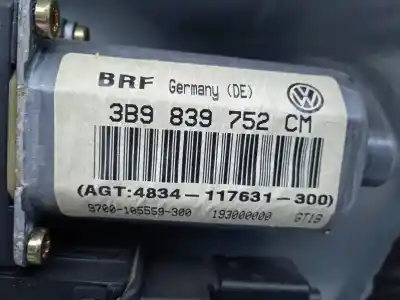 Second-hand car spare part rear right window regulator for volkswagen passat b5.5 variant (3b6) 1.9 tdi oem iam references 3b9839752cm  