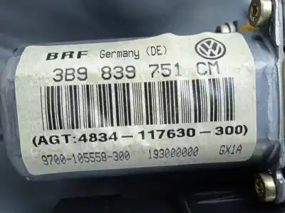 Second-hand car spare part rear left window regulator for volkswagen passat b5.5 variant (3b6) 1.9 tdi oem iam references 3b9839751cm  