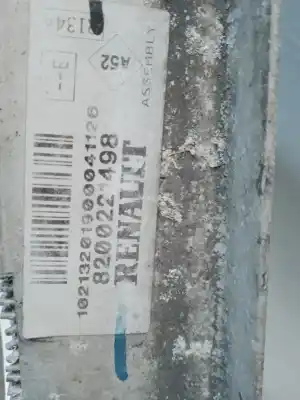 Second-hand car spare part water radiator for renault modus 1.4 16v oem iam references 8200221498  