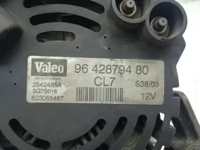 Second-hand car spare part alternator for citroen c3 1.4 oem iam references 9642879480  