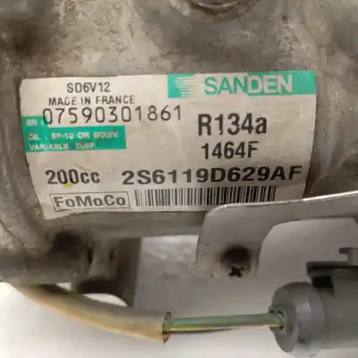 Peça sobressalente para automóvel em segunda mão compressor de ar condicionado a/a a/c por ford fiesta (cbk) 1.4 tdci cat referências oem iam 2s6119d629af  