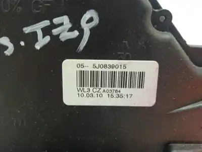 Автозапчасти б/у замок задней левой двери за skoda fabia ii combi (545) 1.2 ссылки oem iam 5j0839015