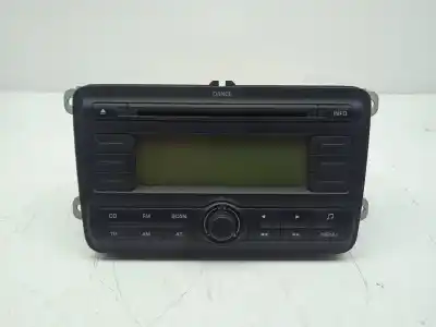 Автозапчастина б/у аудіо система / радіо cd для skoda fabia ii combi (545) 1.2 посилання на oem iam 5j0035161a  