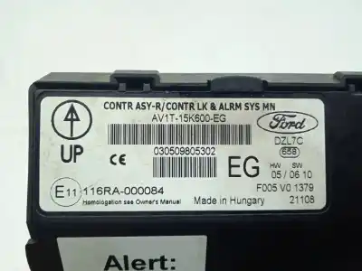 Автозапчастина б/у електронний модуль для ford fiesta vi (cb1, ccn) 1.5 tdci посилання на oem iam av1t15k600eg  