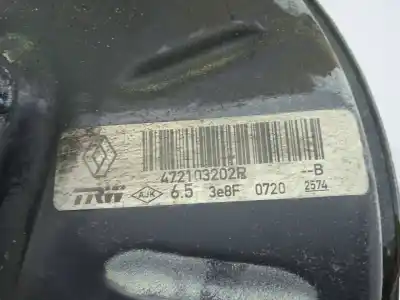 Автозапчастина б/у гальмівний серво для renault captur i (j5_, h5_) 1.3 tce 130 (j5nj j5ne) посилання на oem iam 472103202r  