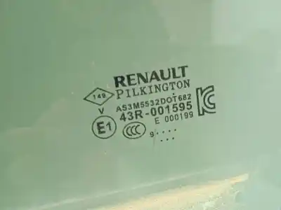 Автозапчастина б/у вікно задне ліве для renault captur i (j5_, h5_) 1.3 tce 130 (j5nj j5ne) посилання на oem iam 43r001595  