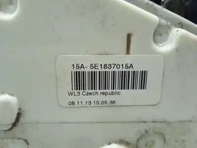 Pezzo di ricambio per auto di seconda mano serratura porta anteriore sinistra per skoda yeti edition outdoor 110 cv / 81 kw riferimenti oem iam 5e1837015a