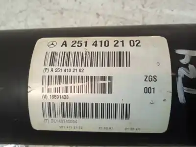 Pezzo di ricambio per auto di seconda mano TRASMISSIONE CENTRALE per MERCEDES-BENZ CLASE R (W251)  Riferimenti OEM IAM A2514102102  