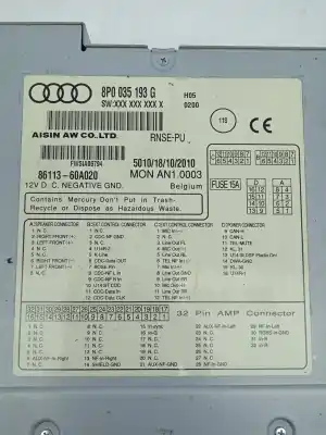 İkinci el araba yedek parçası gps navigasyon sistemi için audi a3 sportback (8p) 2.0 tdi oem iam referansları 8p0035193g  