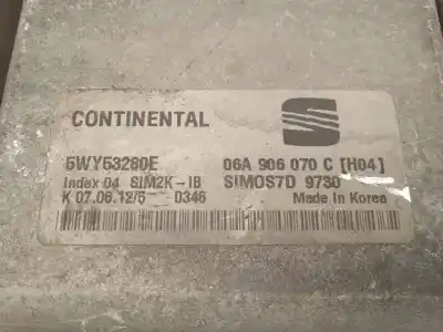 Second-hand car spare part ecu engine control for seat altea xl (5p5) reference oem iam references 06a906070c  