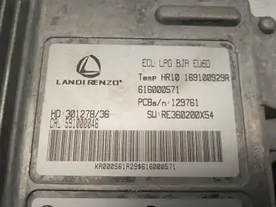 Second-hand car spare part electronic module for renault clio v intens 101 cv / 74 kw oem iam references 169100929r
