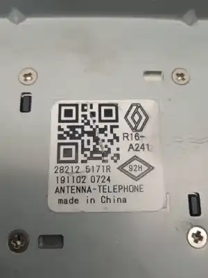 Second-hand car spare part electronic module for renault clio v intens 101 cv / 74 kw oem iam references 282125171r  