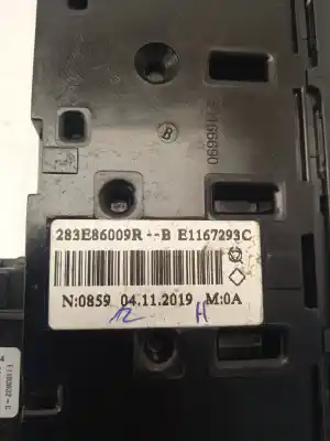 Second-hand car spare part multifunction switch for renault clio v intens 101 cv / 74 kw oem iam references 283e86009r  