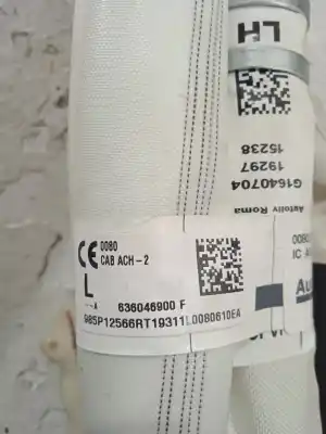 Second-hand car spare part airbag kit for renault clio v intens 101 cv / 74 kw oem iam references 