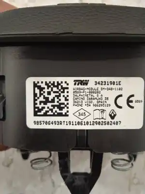 Автозапчастина б/у комплект подушки безпеки для renault clio v intens посилання на oem iam   