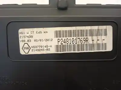 Peça sobressalente para automóvel em segunda mão QUADRANTE por RENAULT KANGOO  Referências OEM IAM 248101769R  