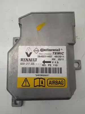 Second-hand car spare part airbag control unit for renault kangoo express 1.5 dci oem iam references 8201217225