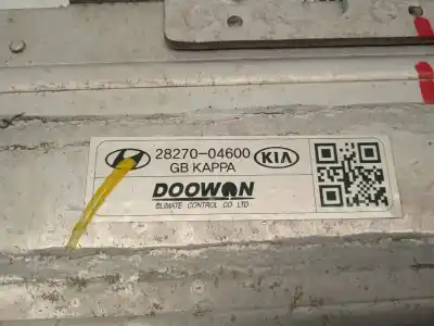 Second-hand car spare part intercooler for hyundai i20 active tecno oem iam references 2827004600  