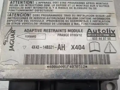 Автозапчастина б/у блок управління подушками безпеки для jaguar x-type 2.0 diesel cat посилання на oem iam 4x4314b321ah  