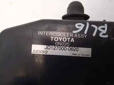 Автозапчастина б/у інтеркулер для toyota yaris (ksp9/scp9/nlp9) 1.4 turbodiesel cat посилання на oem iam jd1270000620  