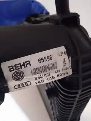 Peça sobressalente para automóvel em segunda mão intercooler por seat leon (1p1) 2.0 tdi 16v referências oem iam 1k0145803a  